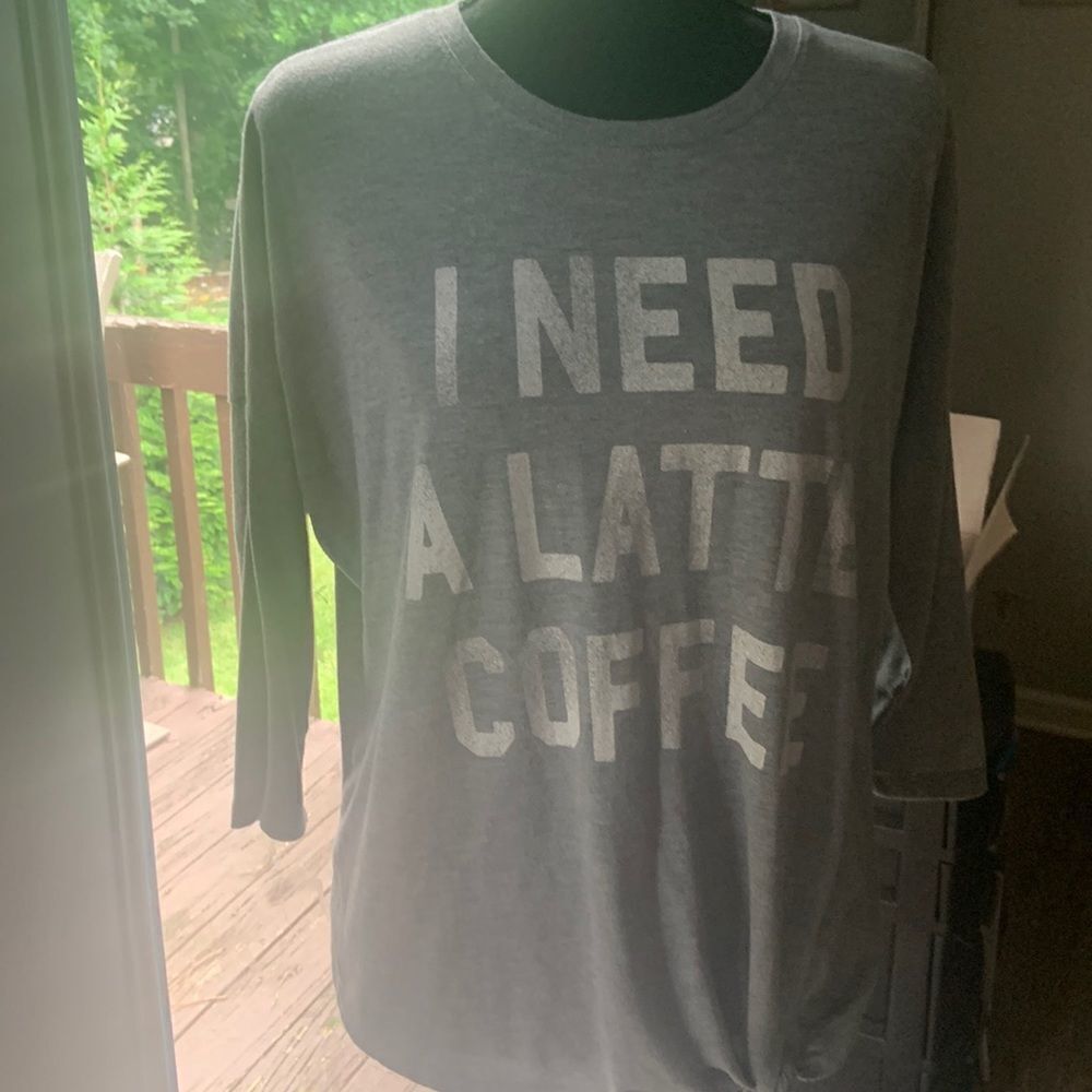 Modern Lux “ I need a coffee latte “ size M GUC ❤️